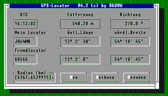 GPS-Locator für DOS